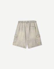 BERSHKA Plush Cargo Bermuda Shorts - Smgarment's
