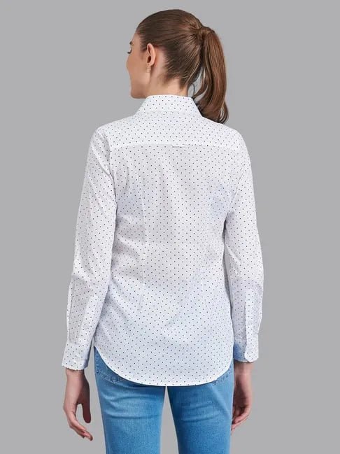 BEVERLY HILLS POLO CLUB White Printed Shirt - Smgarment's