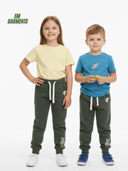 BLUE SEVEN KIDS SMILE PRINT TROUSER - Smgarment's