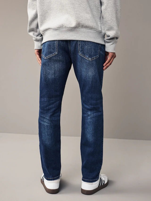 Blue Slim Fit Vintage Stretch Authentic Jeans - Smgarment's