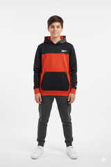 BOYS BLACK AND RED HOODIE - Smgarment's