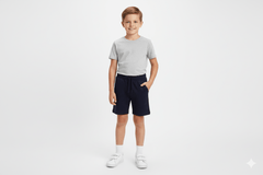 BOYS BLUE SHORT - Smgarment's