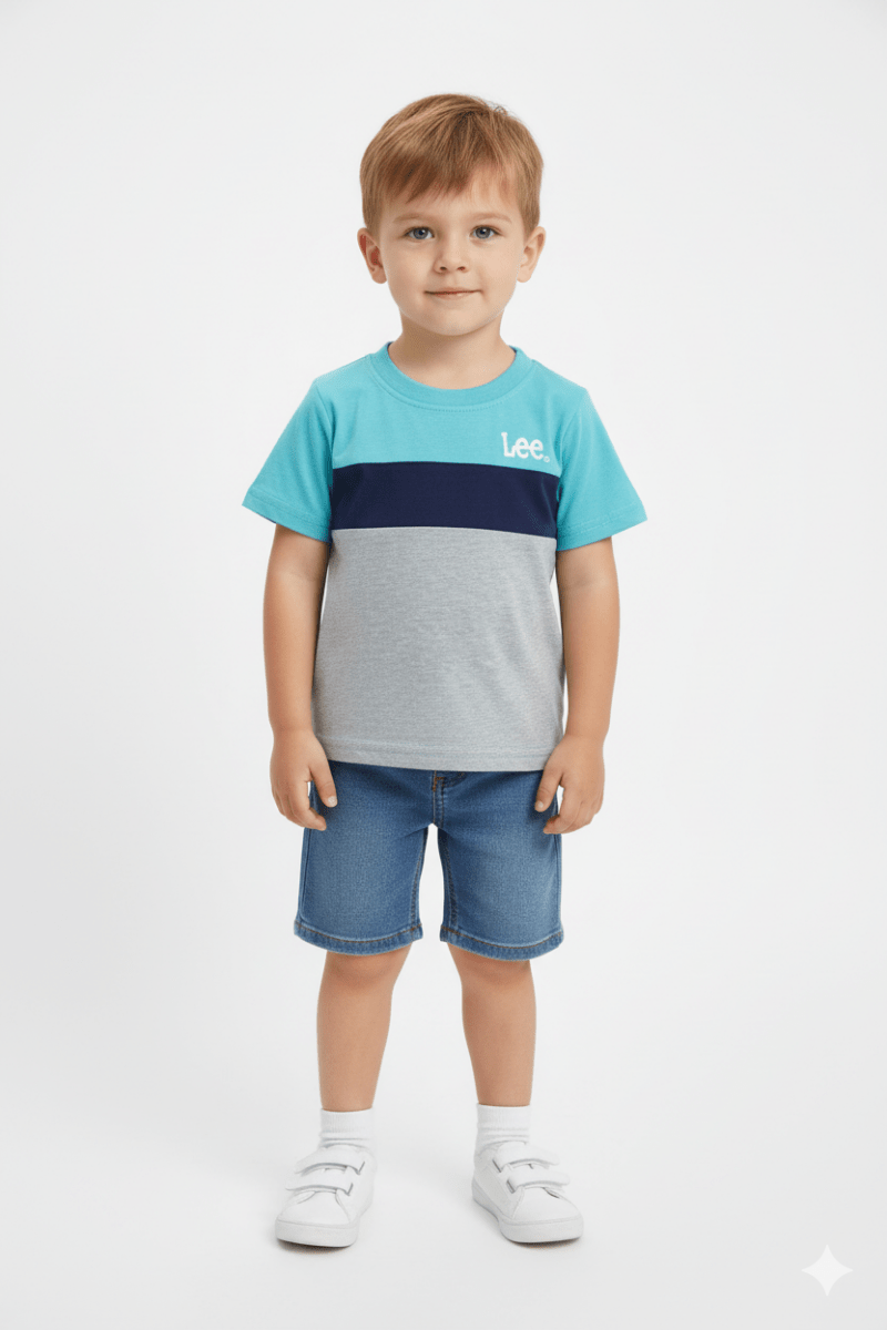 BOYS COLOR BLOCK T SHIRT - Smgarment's