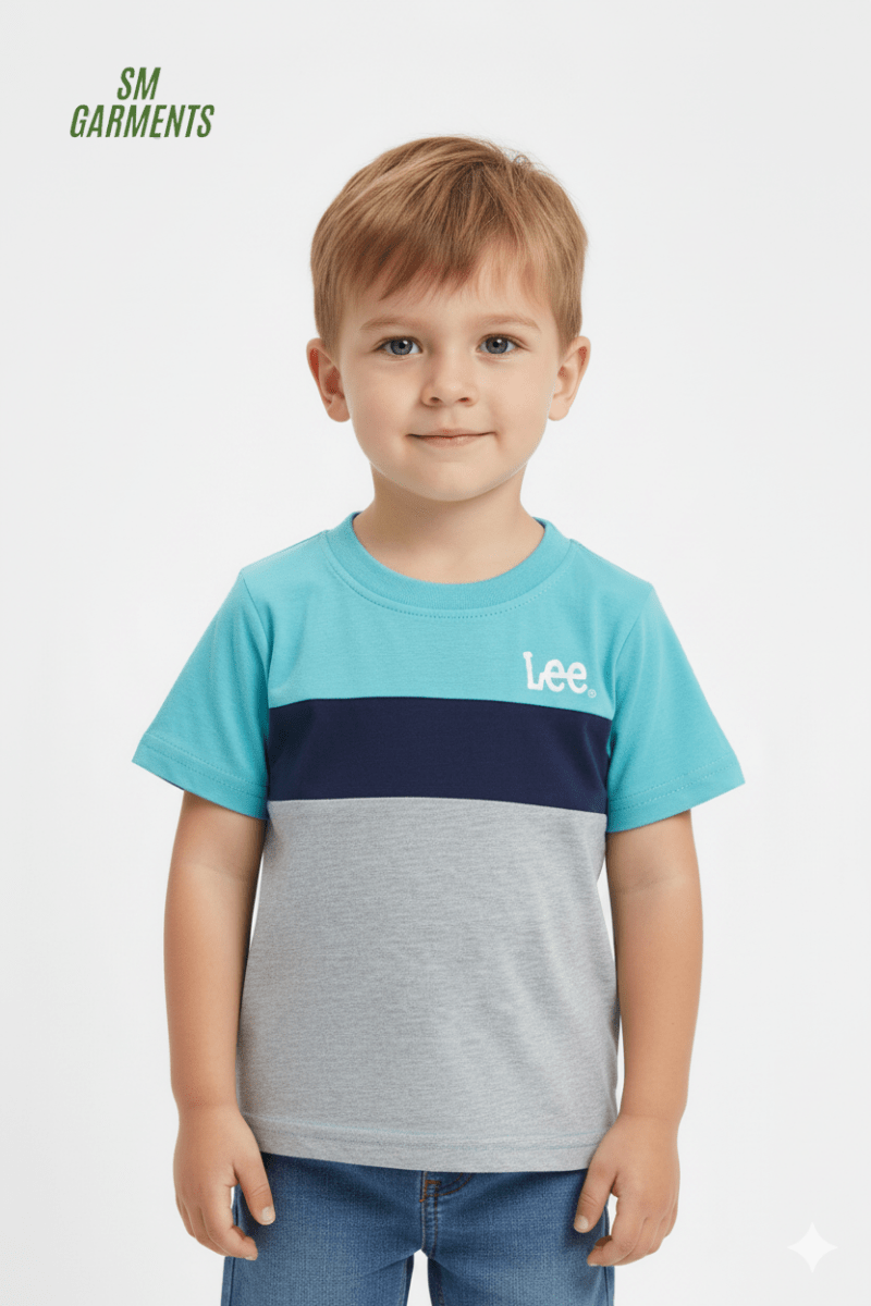 BOYS COLOR BLOCK T SHIRT - Smgarment's
