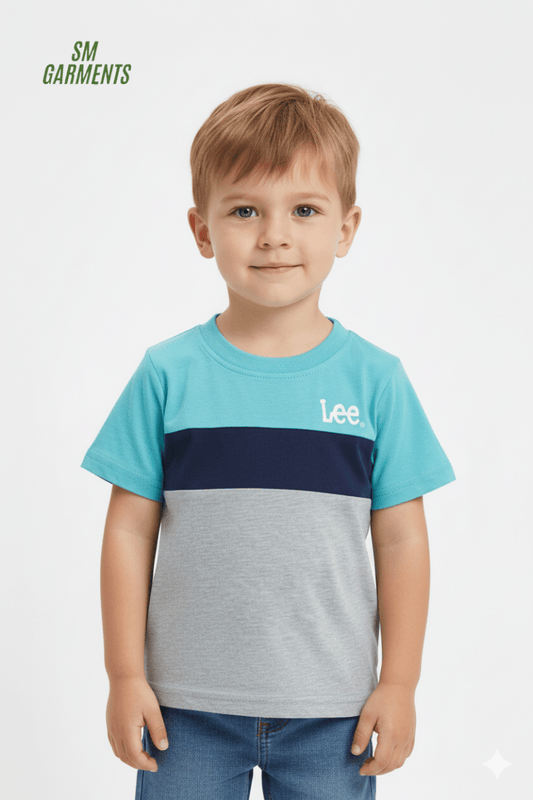 BOYS COLOR BLOCK T SHIRT - Smgarment's