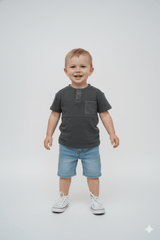 BOYS PLAIN HENLEY T - SHIRT - Smgarment's
