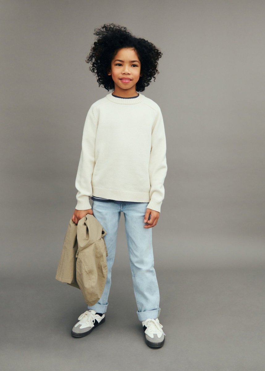 BOYS Straight jeans with turn - up - Smgarment's