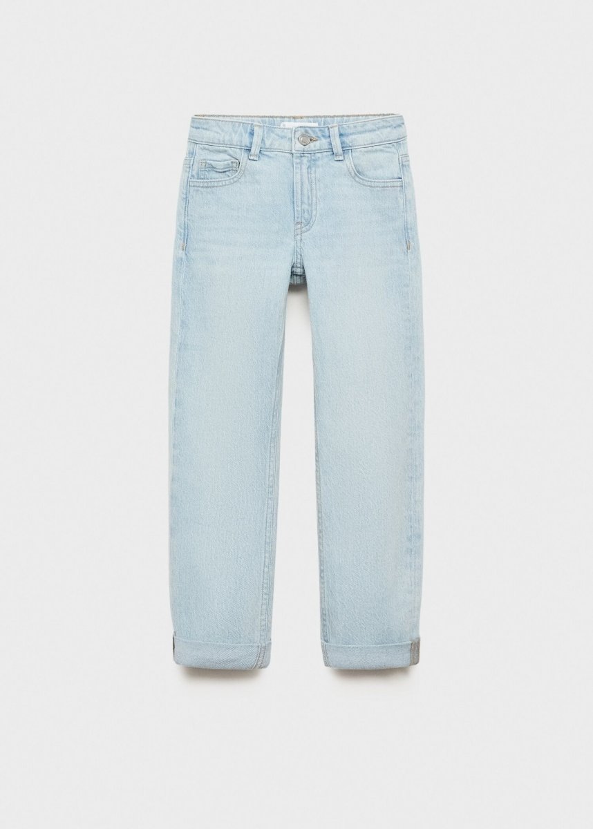 BOYS Straight jeans with turn - up - Smgarment's
