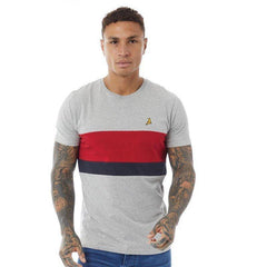 BRAVE SOUL ALLEN LIGHT GREY MARL T - SHIRT - Smgarment's