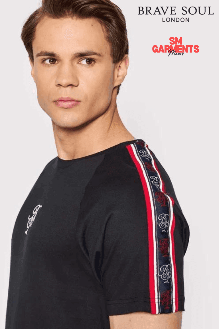 BRAVE SOUL Black regular fit - SMgarment's