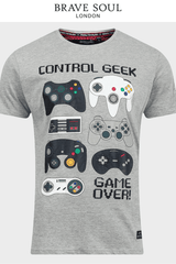 BRAVE SOUL CONTROL GEEK PRINTED - SMgarment's