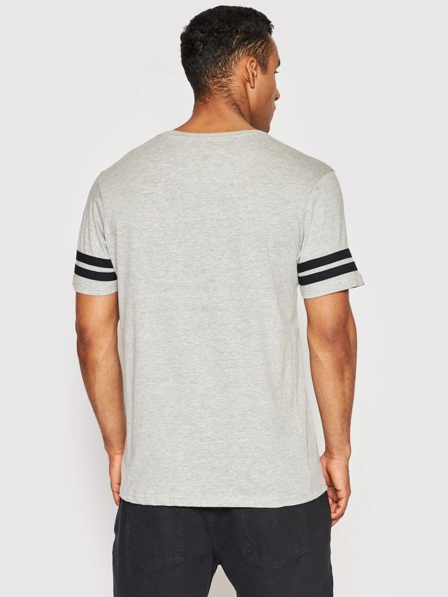 BRAVE SOUL GREY REGULAR FIT T - SHIRT - Smgarment's