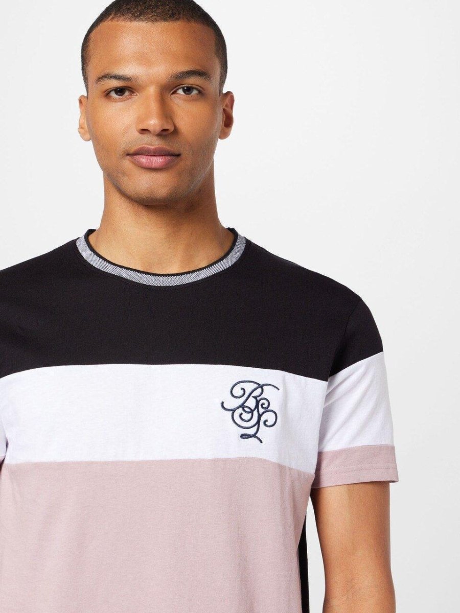 BRAVE SOUL MEN COLOURBLOCKED T - SHIRT - Smgarment's