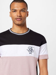 BRAVE SOUL MEN COLOURBLOCKED T - SHIRT - Smgarment's