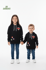 BRAWL STARS Kids Graphic Hoodie – Black - Smgarment's