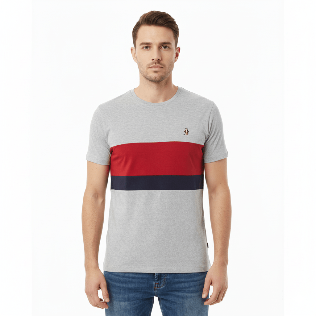 BS ALLEN LIGHT GREY MARL T - SHIRT - Smgarment's