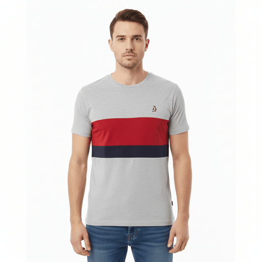 BS ALLEN LIGHT GREY MARL T - SHIRT - Smgarment's