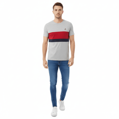 BS ALLEN LIGHT GREY MARL T - SHIRT - Smgarment's