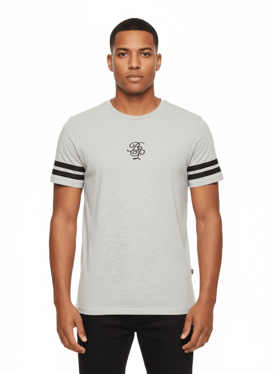 BS GREY REGULAR FIT T - SHIRT - Smgarment's
