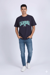BS LONDON T-Shirt With California Print - Smgarment's
