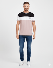 BS MEN COLOURBLOCKED T - SHIRT - Smgarment's