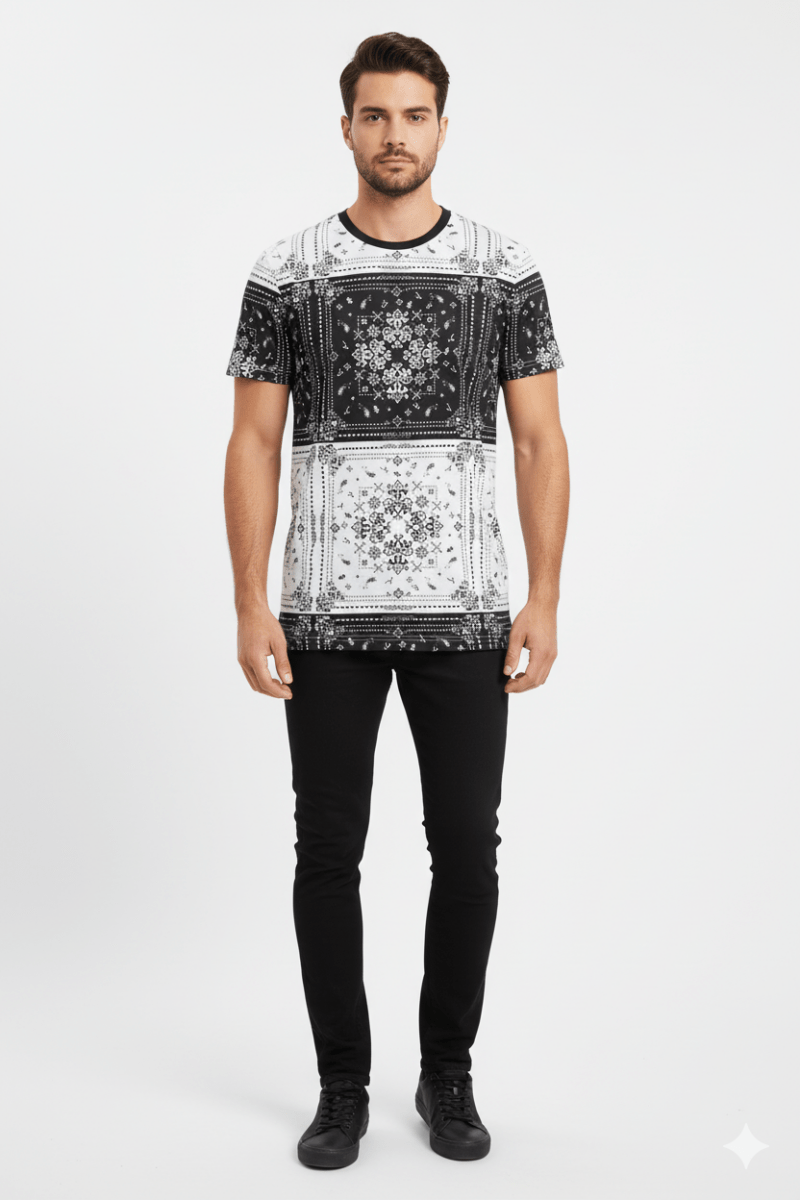 BS Men's Printed T-shirt - Smgarment's