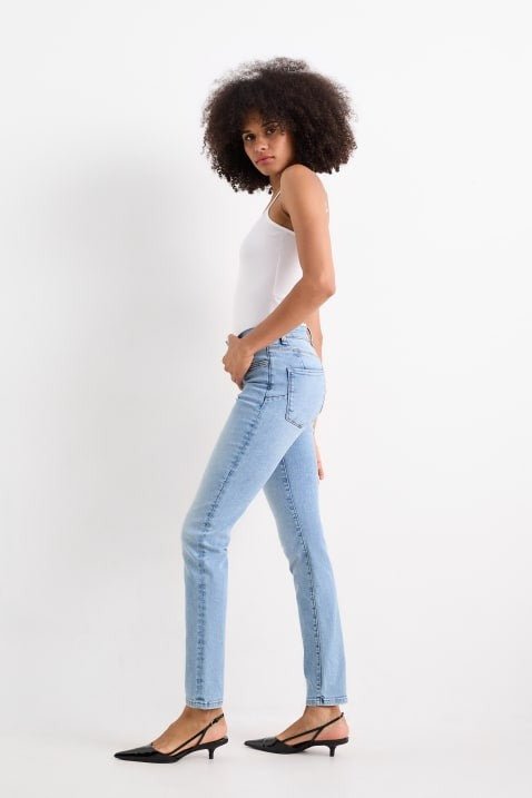 C&A Flex Shaping Mid - Rise Waist LYCRA® Slim Jeans - Smgarment's