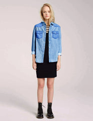 CAMAIEU WOMEN DENIM SHIRT - Smgarment's