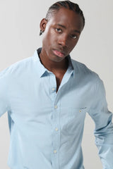 Men Cotton Sport Collar Shirt