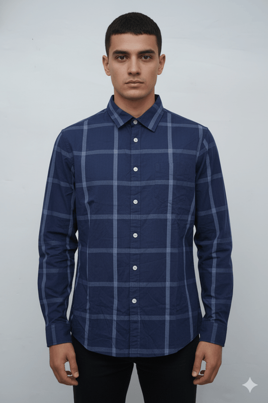 CEL MEN CHECKERED SHIRT - Smgarment's