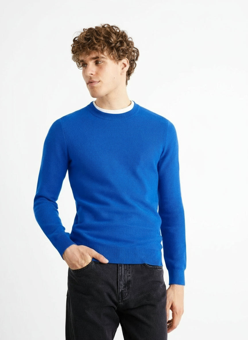 CELIO Bepic Round Neck Sweater - Smgarment's