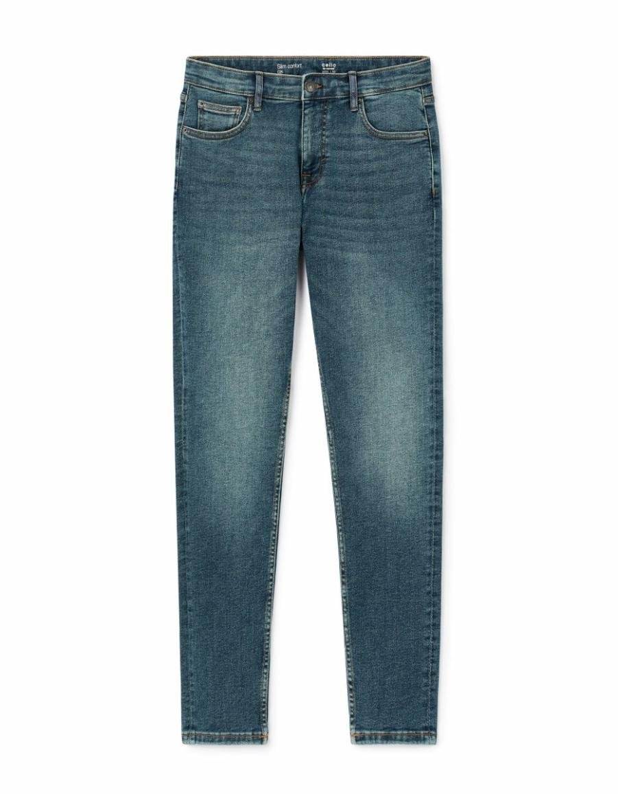 Celio C25 3 Length Slim Stretch Jeans - Smgarment's