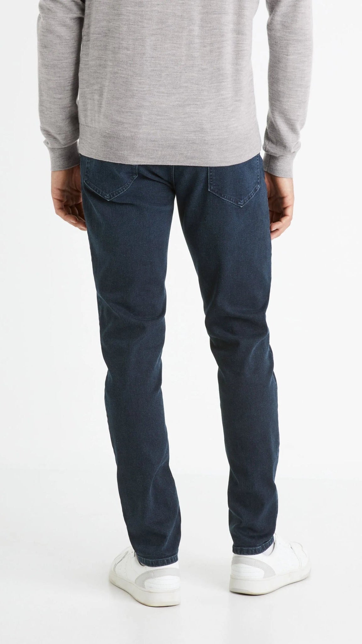 CELIO C25 STRETCH COTTON SLIM JEANS - NAVY - SMgarment's