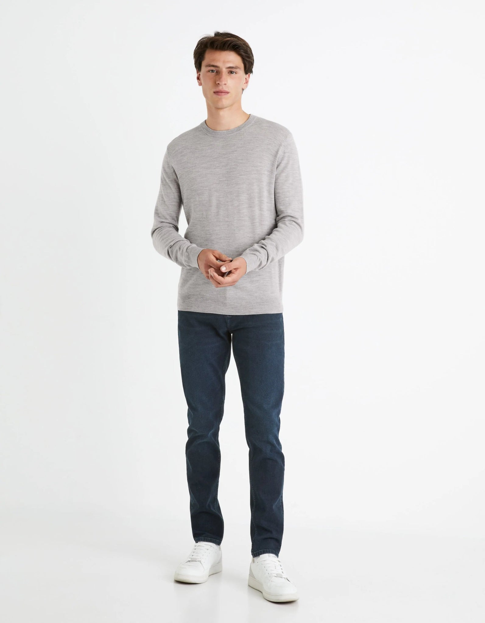 CELIO C25 STRETCH COTTON SLIM JEANS - NAVY - SMgarment's