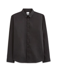 CELIO Extra Slim Stretch Cotton Shirt - Black - SMgarment's