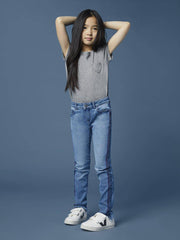 Chloe Skinny Jean in Thunder Stripe - Smgarment's