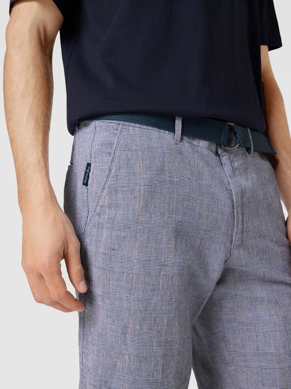 CHRISTIAN BERG Men Linen Shorts - Smgarment's