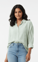 CHUANGXIJIDI SMALL FLOWERS PRINT SHIRT - Smgarment's