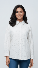 CHUANGXIJIDI SMALL FLOWERS PRINT SHIRT - Smgarment's