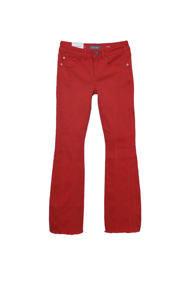CLAIRE Kids’ Red Bootcut Jeans - Smgarment's