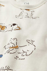 CNA BOYS DOG PRINTED SWEATSHIRT - Smgarment's