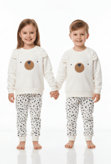 CNA KIDS Cozy Bear Fleece Sweatshirt & Jogger Set - Smgarment's