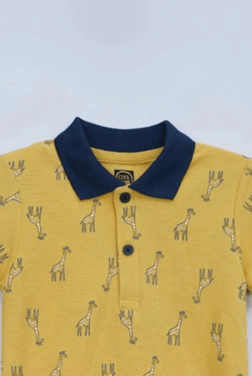 COOL CLUB BOYS PRINTED POLO - Smgarment's