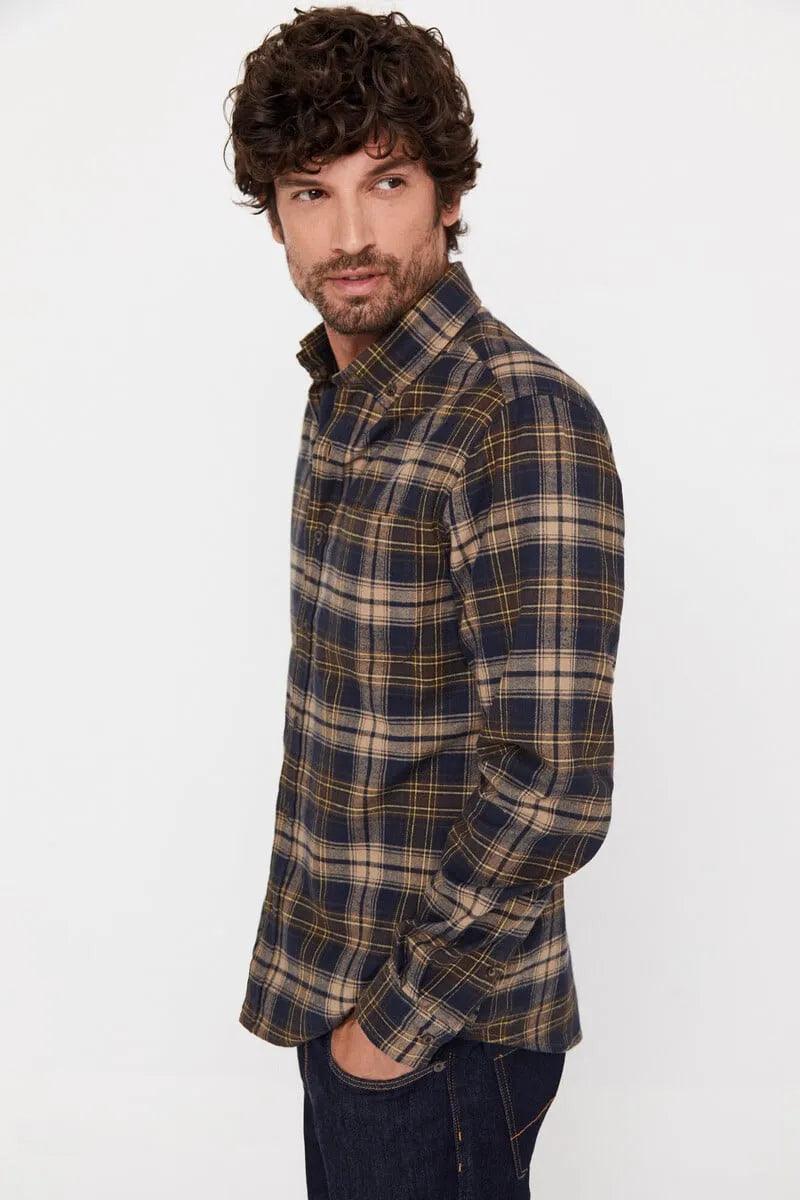 CORTEFIEL Checkered flannel shirt - SMgarment's