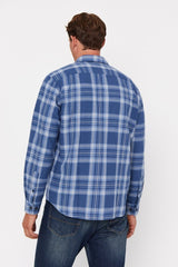 CORTEFIEL Checkered Over Size Shirt - Smgarment's