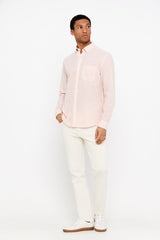 CORTEFIEL Striped Flame Fabric Shirt - Smgarment's