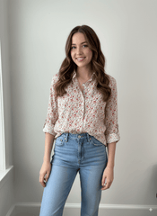 CYNTHIA ROWLEY 100% LINEN SHIRT - Smgarment's