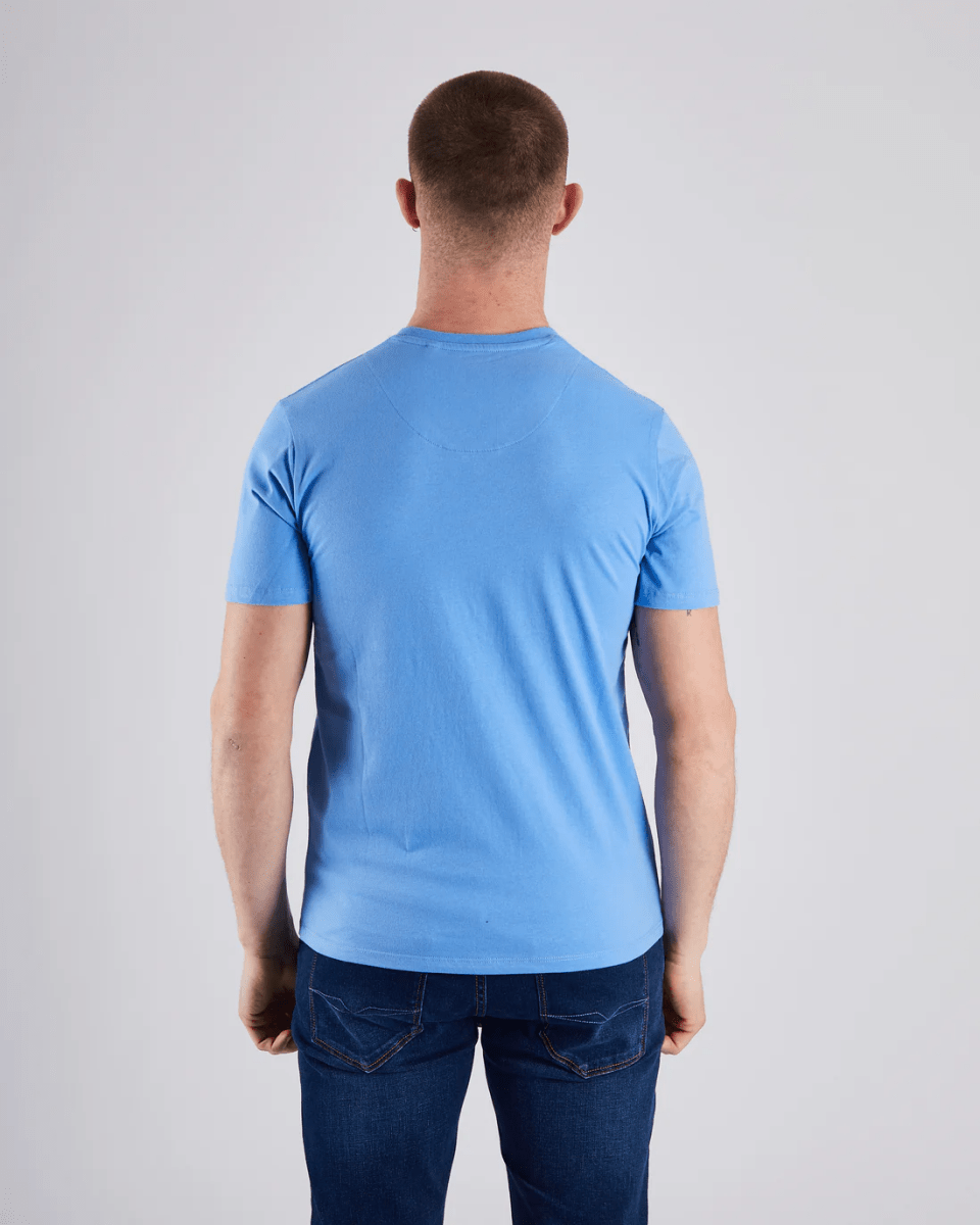 DEISEL Basic Oakley V Neck Blue Spark Tee - Smgarment's