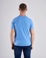 DEISEL Basic Oakley V Neck Blue Spark Tee - Smgarment's