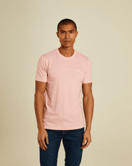 DIESEL Basic Caden O Neck Bermuda Pink Tee - Smgarment's
